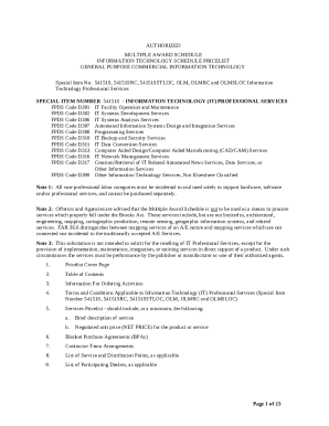Authorized Information Technology Schedule Price List MAS ...