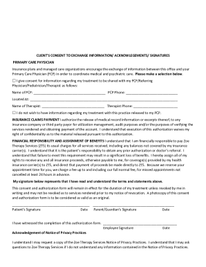 assignment consent form