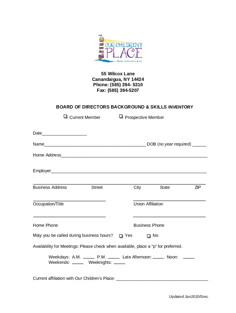 55 Wilcox Lane Doc Template pdfFiller