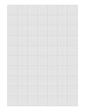 Simple 8x12 Asymmetric Graph Paper