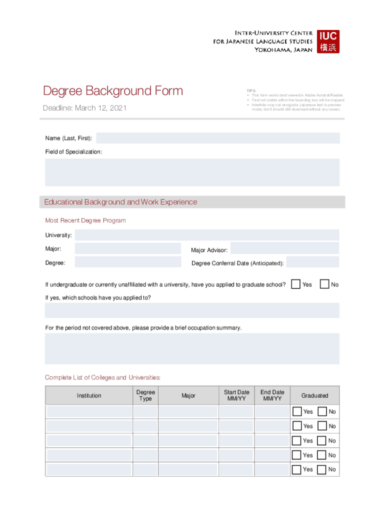 Form preview