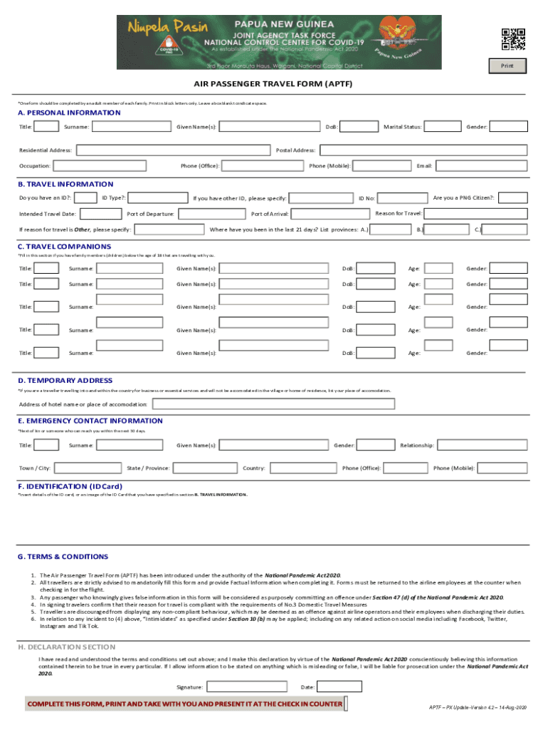 air niugini student concession form download Preview on Page 1