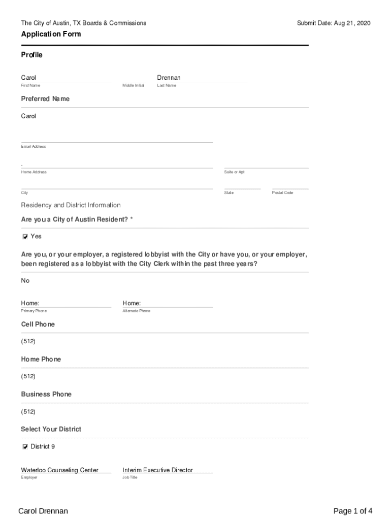 Form preview