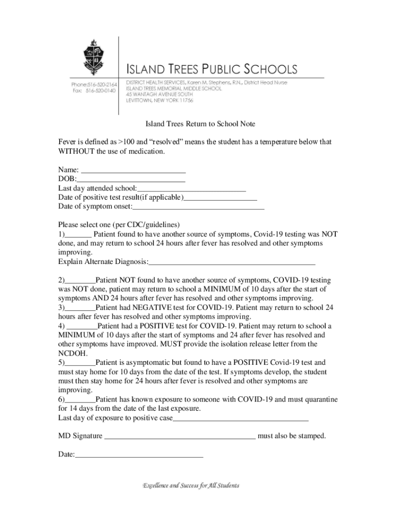 Fillable Online Home History of Island Trees Island Trees School