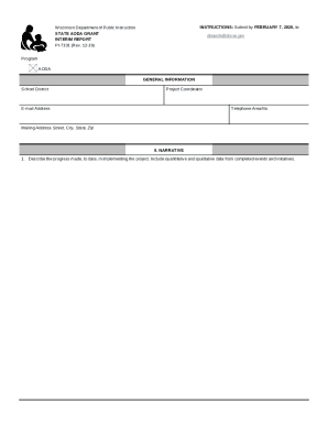 PI-7101 State AODA Grants Program Interim Report
