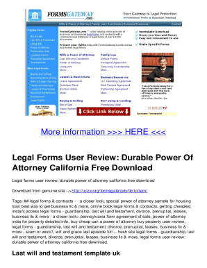 Fillable Online Power of Attorney Form - PDF TemplatesJotForm Fax Email ...