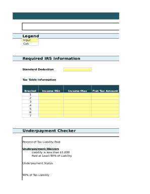 estimate tax liability