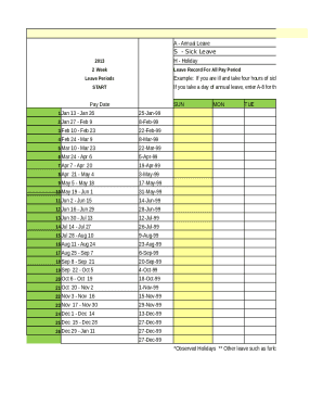 Annual leave calculator