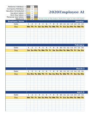 absence tracking