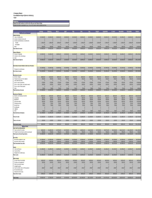 consolidation report template