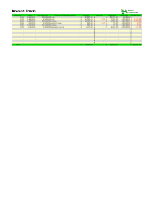 invoice template form