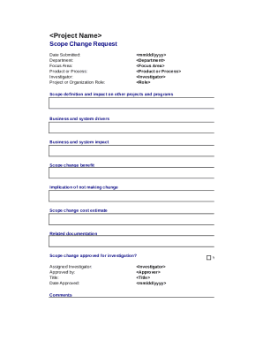 change request form document