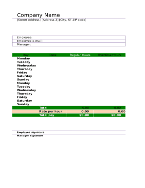 Biweekly Timesheet Calculator