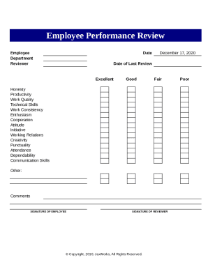 Employee Performance Review