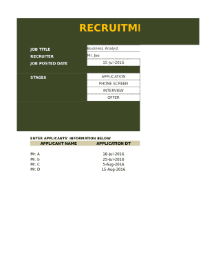 register template templates form