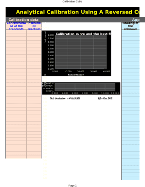 calibration templates fillable