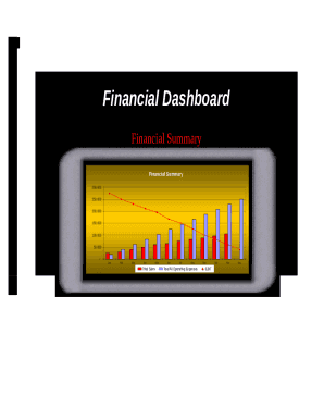 Financial Dashboard Template