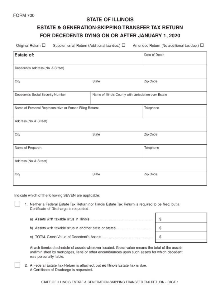 illinois form 700 Preview on Page 1.