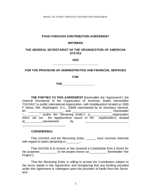 SLA - Organization of American States