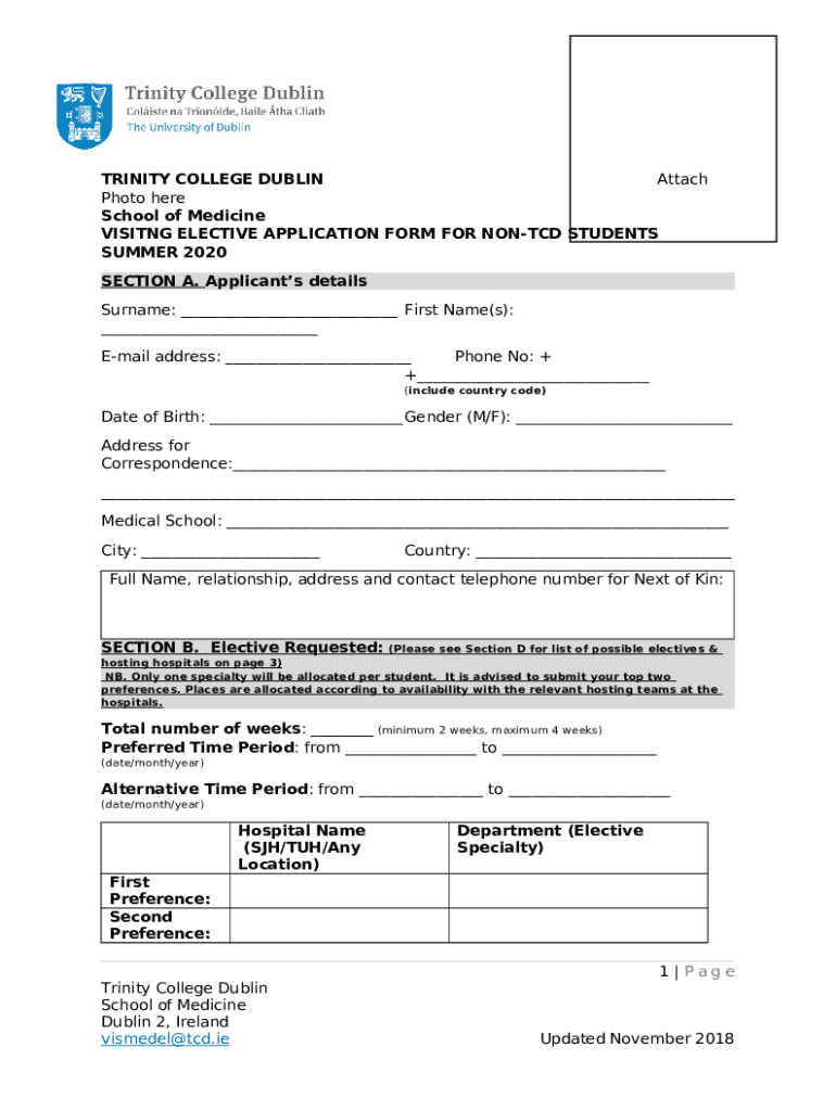 Application MS Word 80 KB Trinity College Dublin Doc Template 