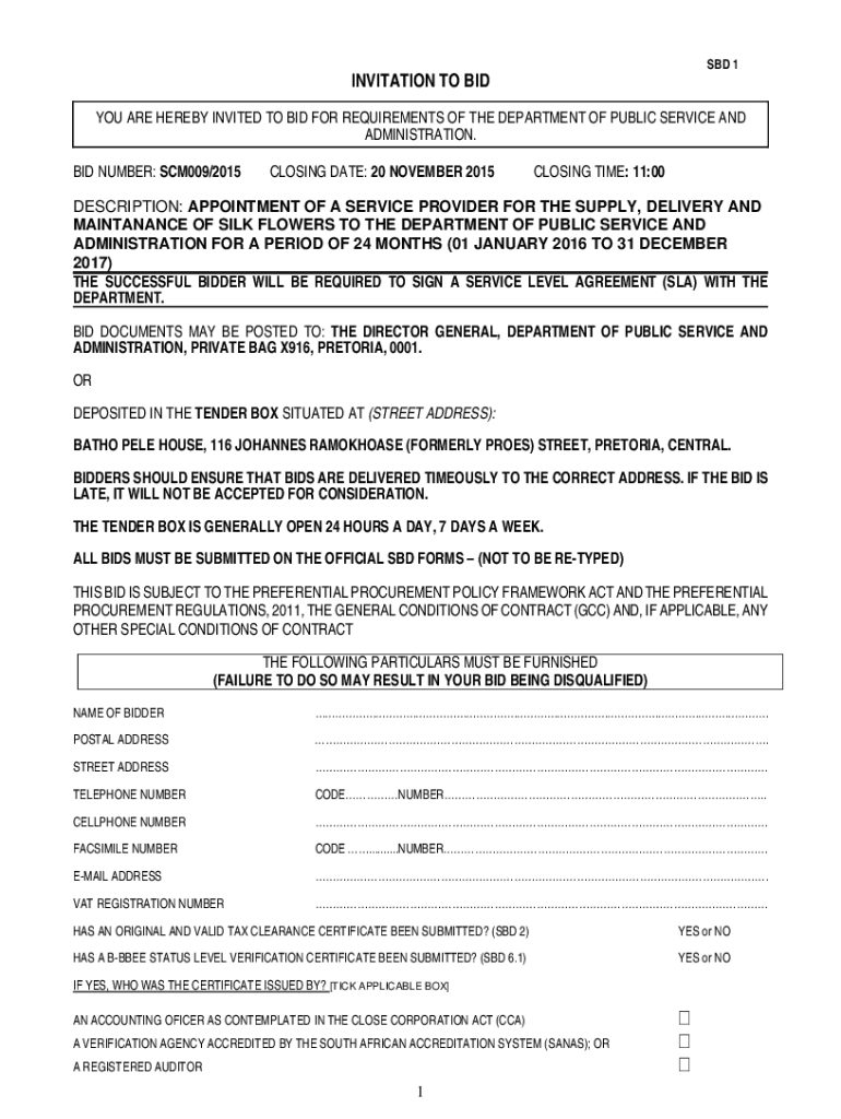 Fillable Online Construction Bid Notices Fadster.it Fax Email Print