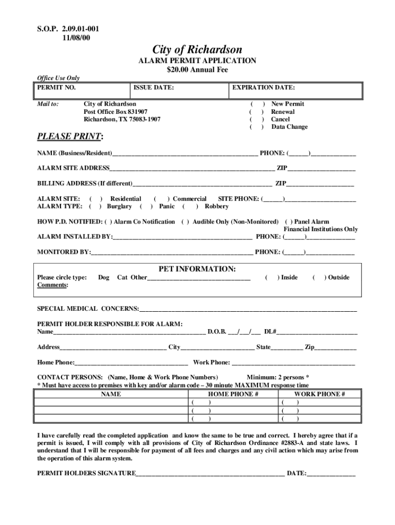 Fillable Online Post Office Box 831907 Fax Email Print pdfFiller