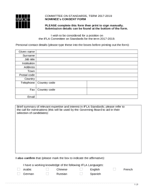 DOC Nominee's Consent Form - IFLA