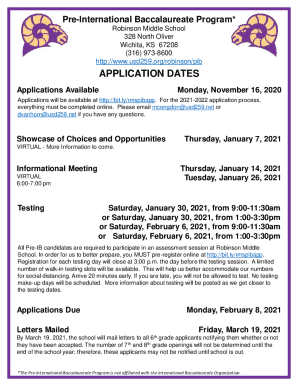 Pre-IB / About PIB - Wichita Public Schools