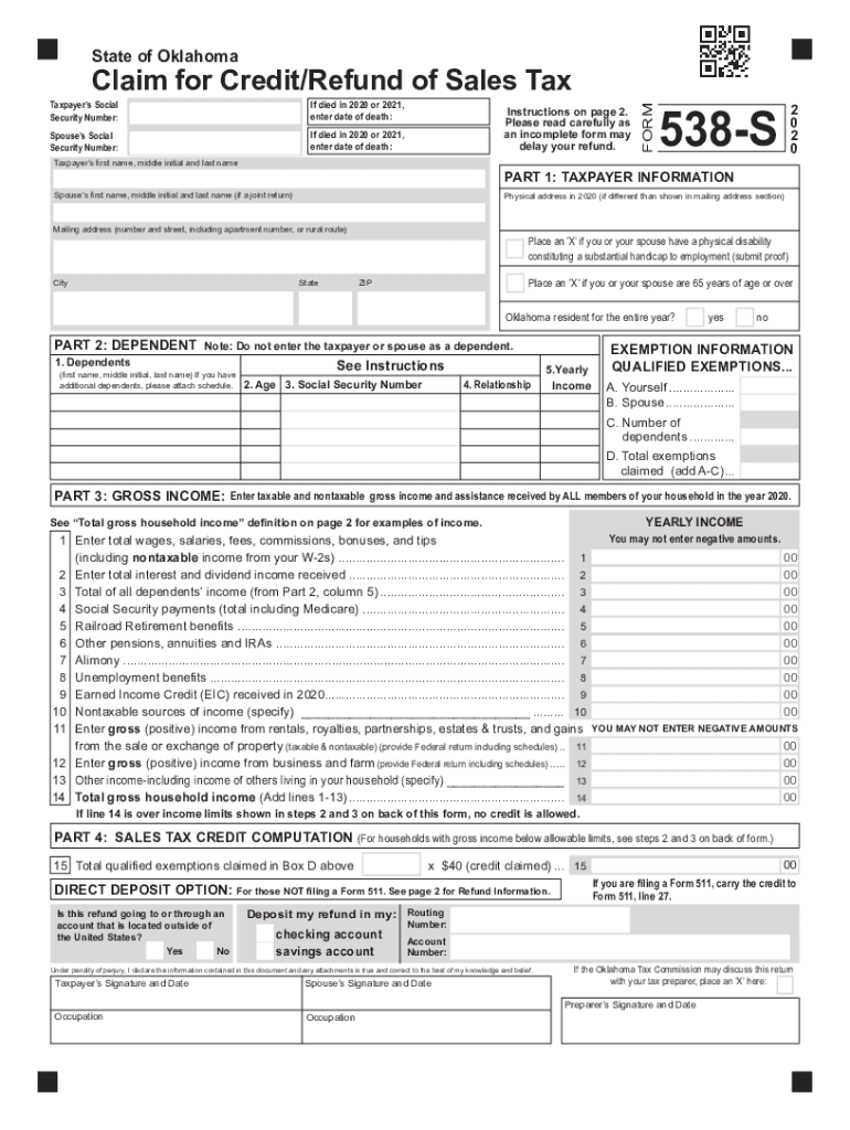 Oklahoma state tax: Fill out sign online DocHub