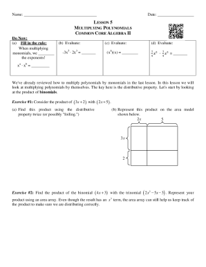 Unit 5 Polynomial Functions Homework 1 Answer Key - Fill Online ...
