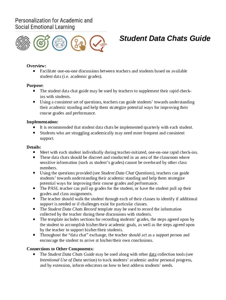 student data chat template Doc Template | pdfFiller