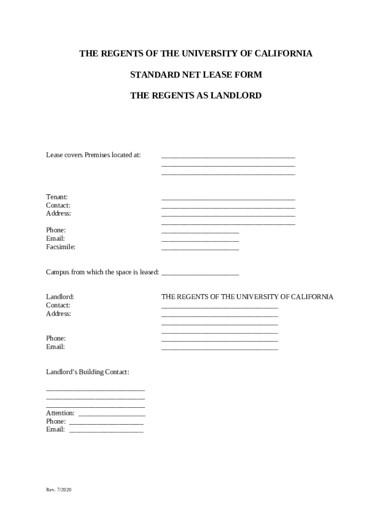 air commercial lease form Preview on Page 1