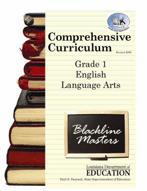 Grade 1 English Language Arts Rubric