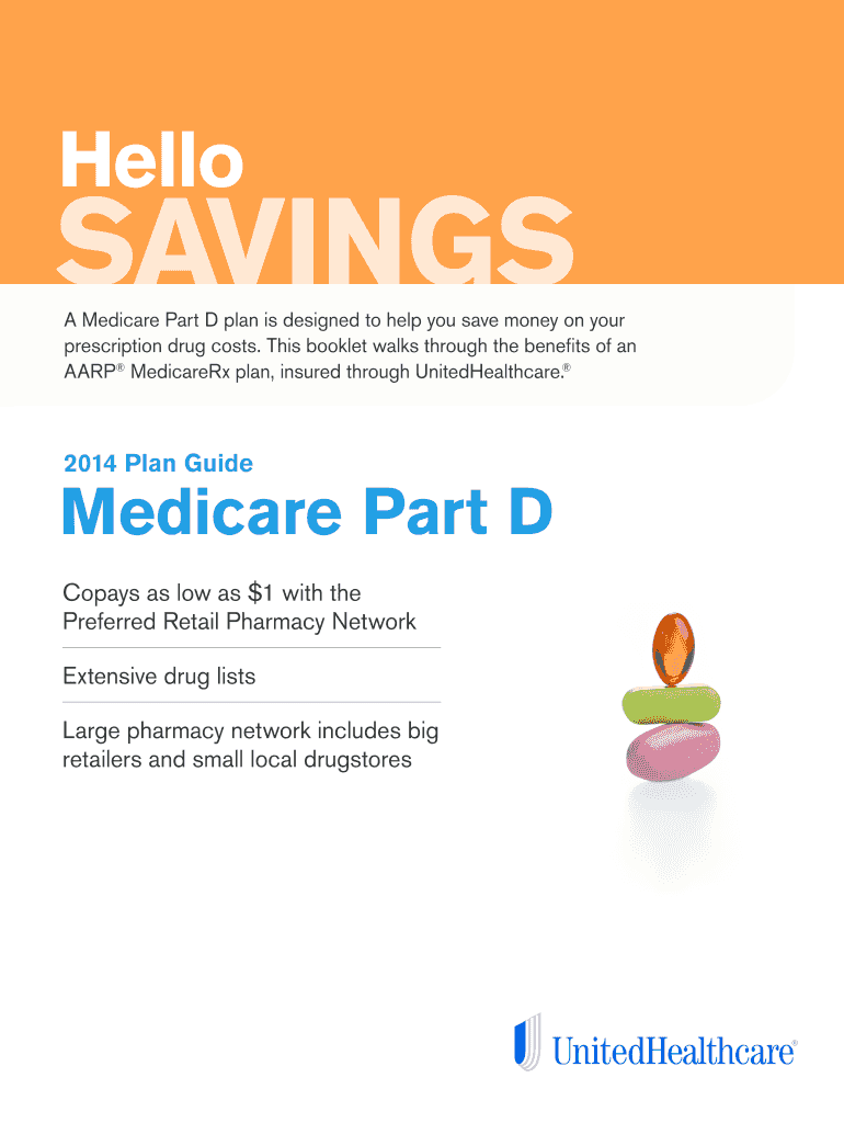 Fillable Online Medicare Part D AARP MedicareRx Plans insured through