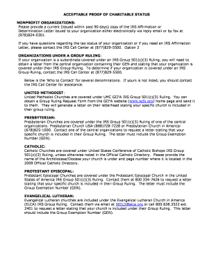 IRS Affirmation Letter Request