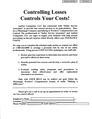 Submit to AmFed Print Form