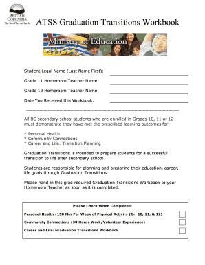 BC Graduation Transitions Workbook