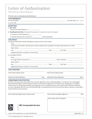 Third Party Check Request Authorization