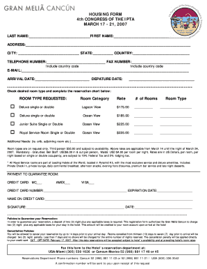 Hotel Reservation Form