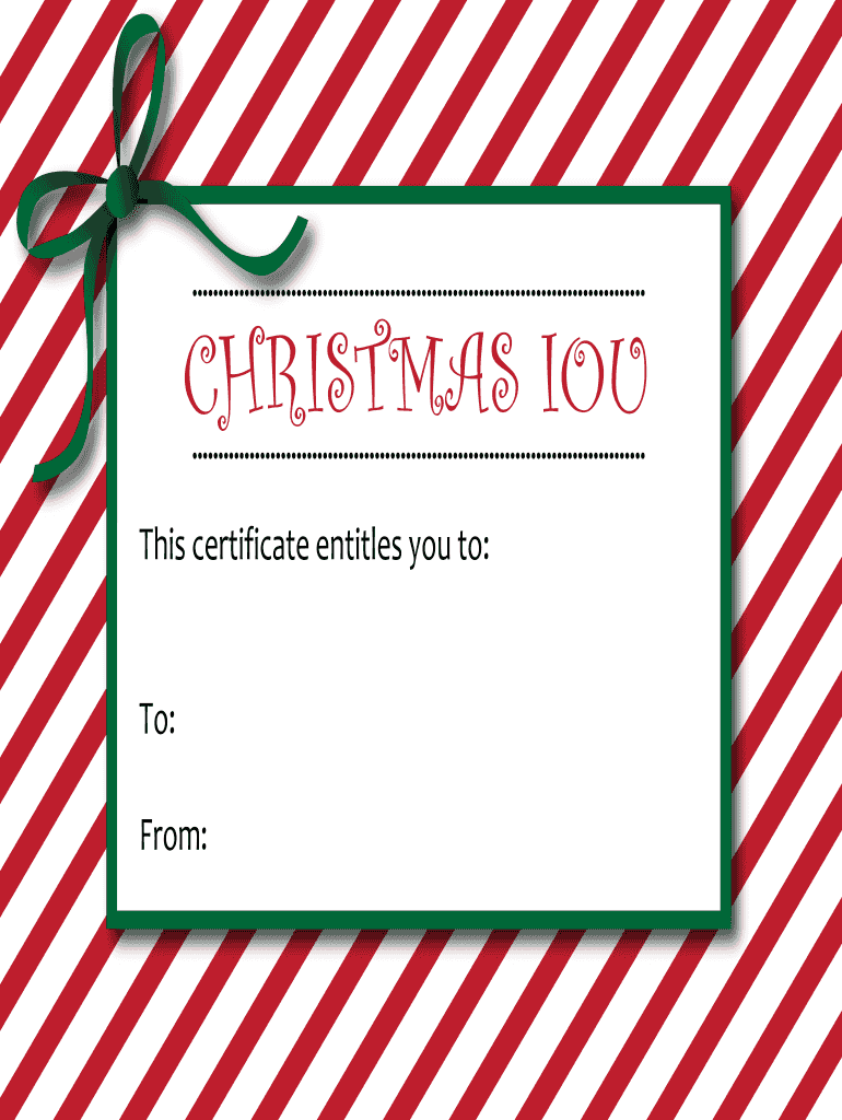 Fillable Online Christmas IOU Certificate 300x232 Christmas IOU Printable Certificate Fax Fillable Online Christmas IOU Certificate 300x232 Christmas IOU Printable Certificate Fax