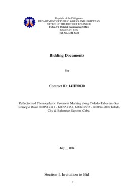 Bidding Documents Section I Invitation to Bid - DPWH