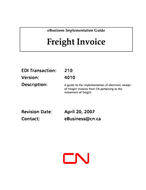 210 Freight Invoice - cn