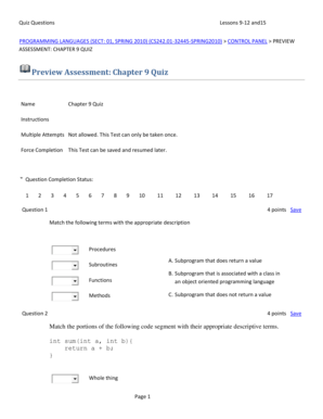 Form preview