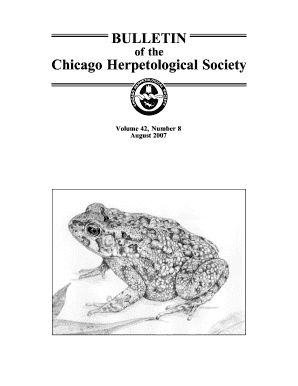 Fillable Online Chicago Herpetological Society Fax Email Print - pdfFiller