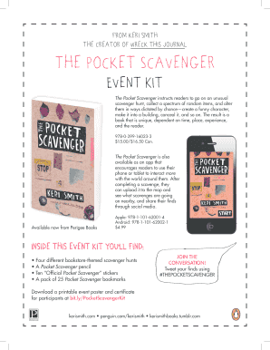 Pocket Scavenger Event Kit