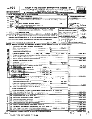 Form 990 Return of Organization Exempt From Income Tax