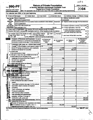 Form 990-PF 2004