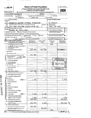 Form 990-PF 2009