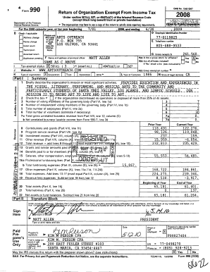 IRS Form 990 2008