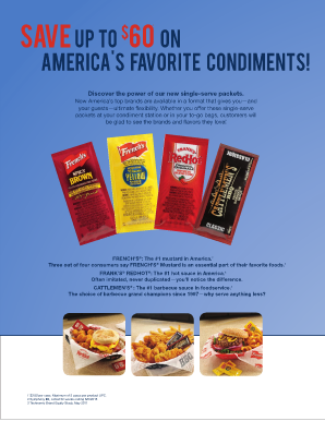 America's Favorite Brands Condiment Rebate Form
